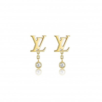 LOUIS VUITTON IDYLLE BLOSSOM DIAMOND LV EARRINGS Q96495